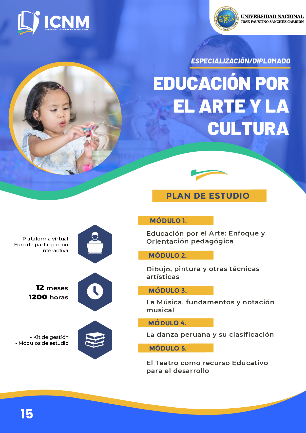 Brochure EDUCACIÓN POR EL ARTE Y LA CULTURA