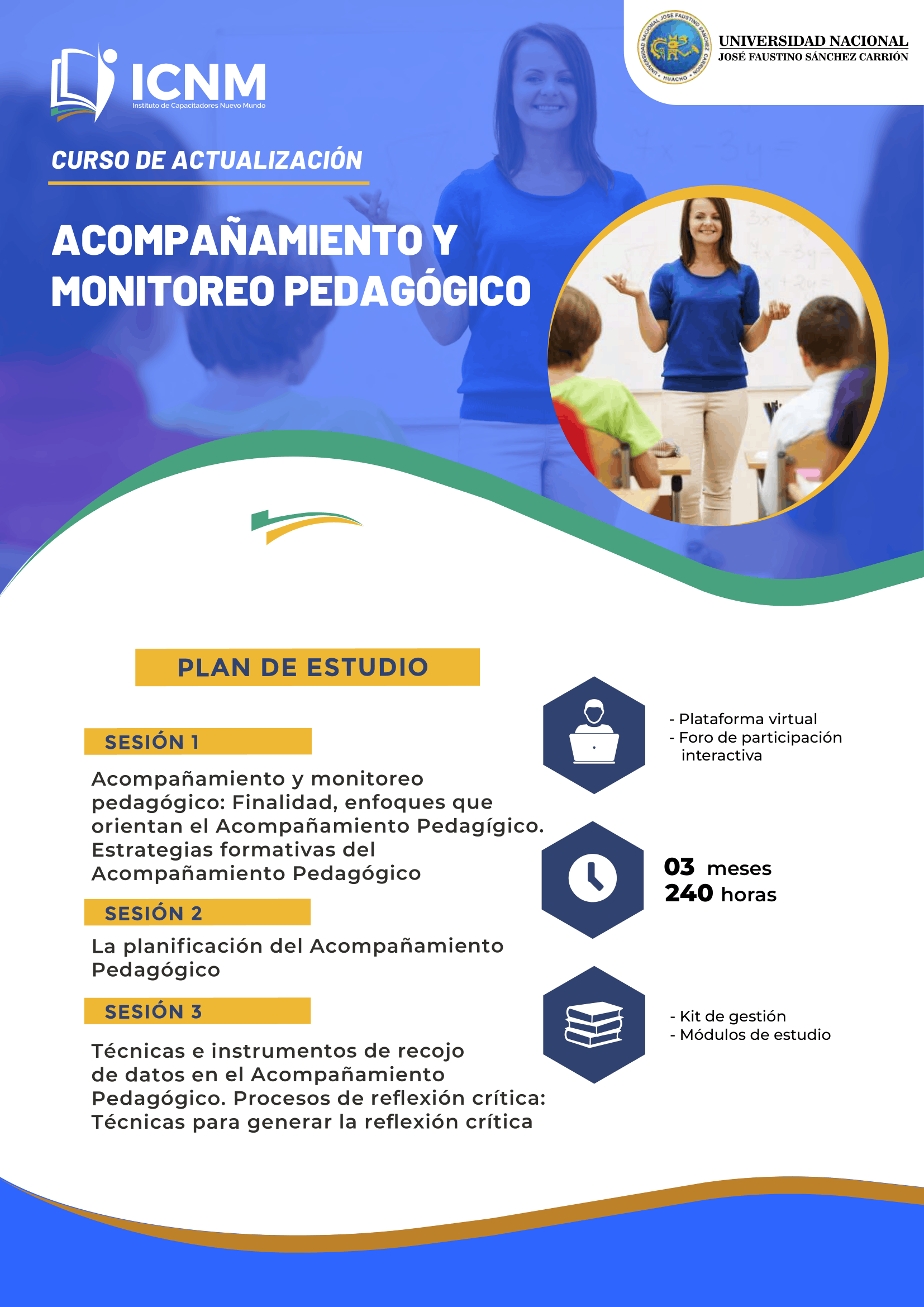 Brochure ACOMPAÑAMIENTO Y MONITOREO PEDAGÓGICO