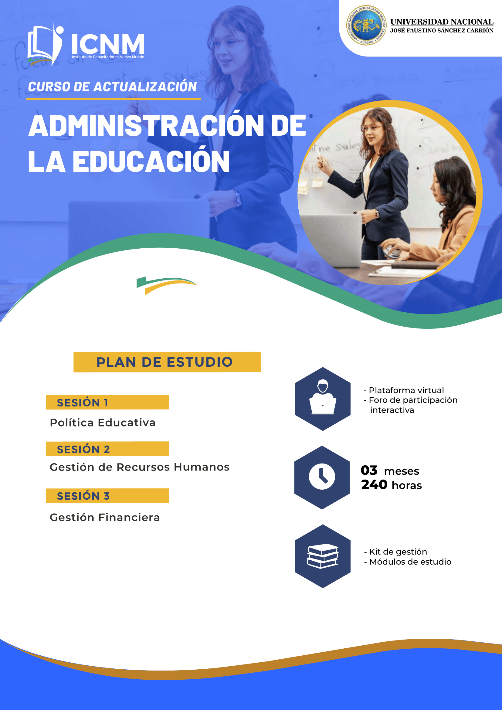 Brochure ADMINISTRACIÓN DE LA EDUCACIÓN
