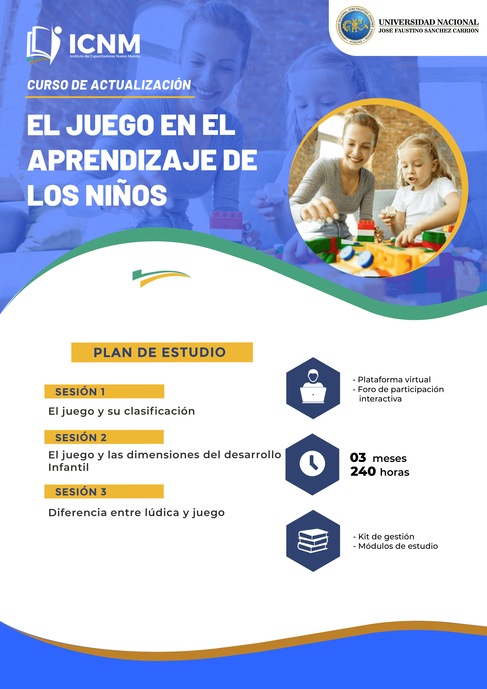 Brochure EL JUEGO EN EL APRENDIZAJE DE LOS NIÑOS