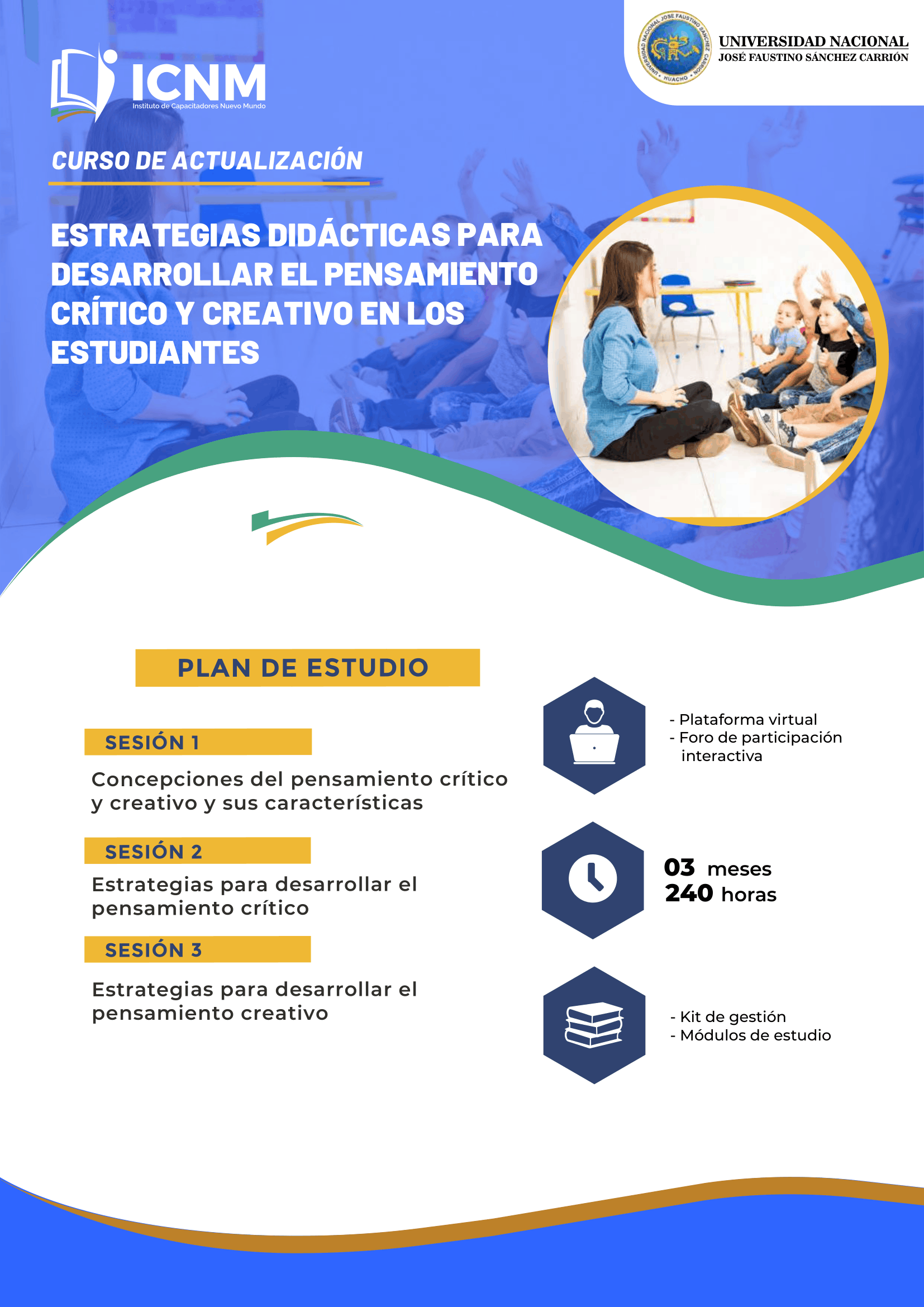 Brochure ESTRATEGIAS DIDÁCTICAS PARA DESARROLLAR EL PENSAMIENTO CRÍTICO Y CREATIVO EN LOS ESTUDIANTES