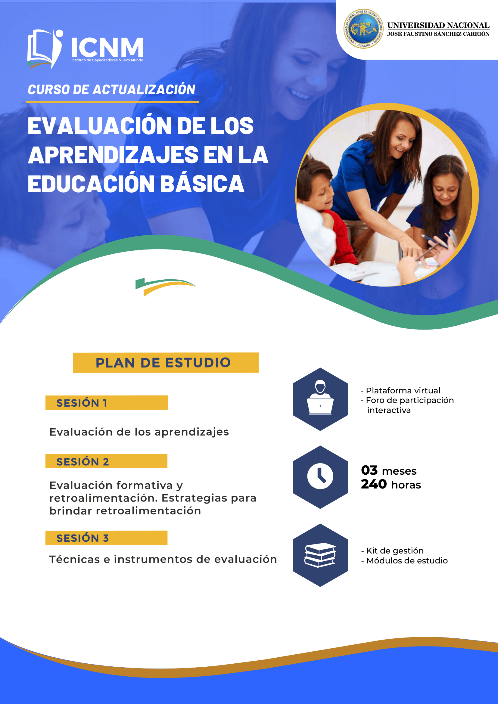 Brochure EVALUACIÓN DE LOS APRENDIZAJES EN LA EDUCACIÓN BÁSICA