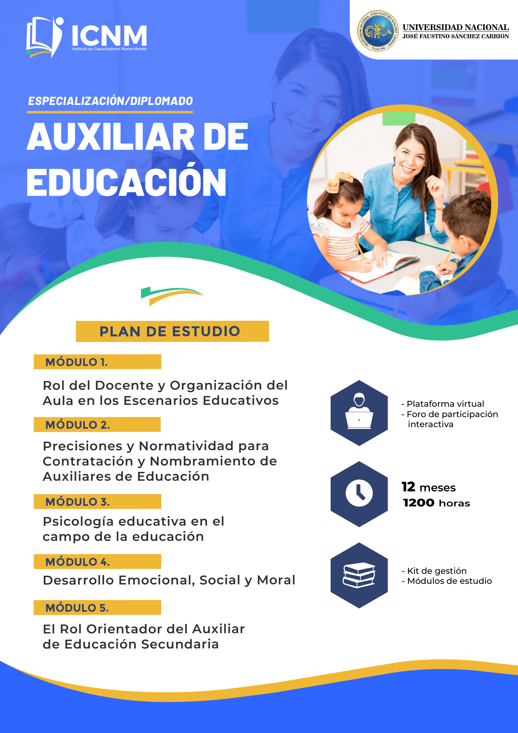 Brochure AUXILIAR DE EDUCACIÓN
