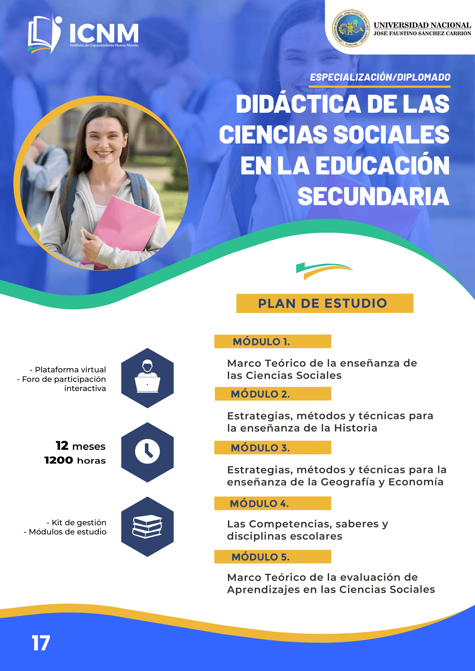 Brochure DIDÁCTICA DE LAS CIENCIAS SOCIALES EN LA EDUCACIÓN SECUNDARIA