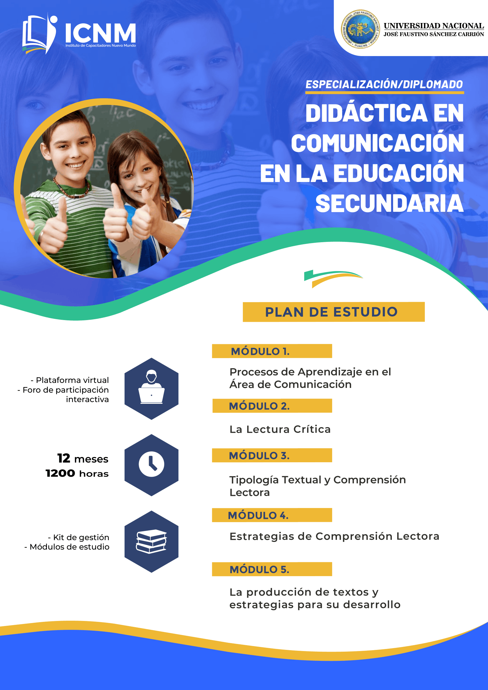 Brochure DIDÁCTICA EN COMUNICACIÓN EN LA EDUCACIÓN SECUNDARIA