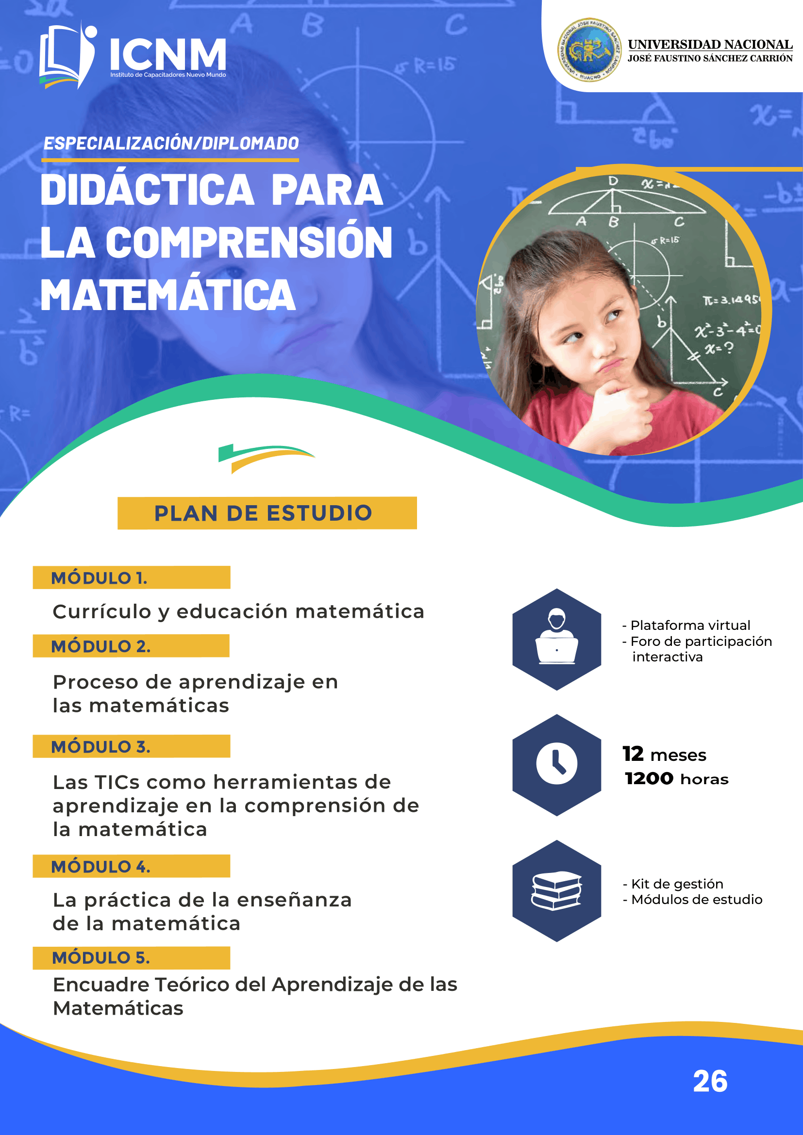 Brochure DIDÁCTICA PARA LA COMPRENSION MATEMÁTICA