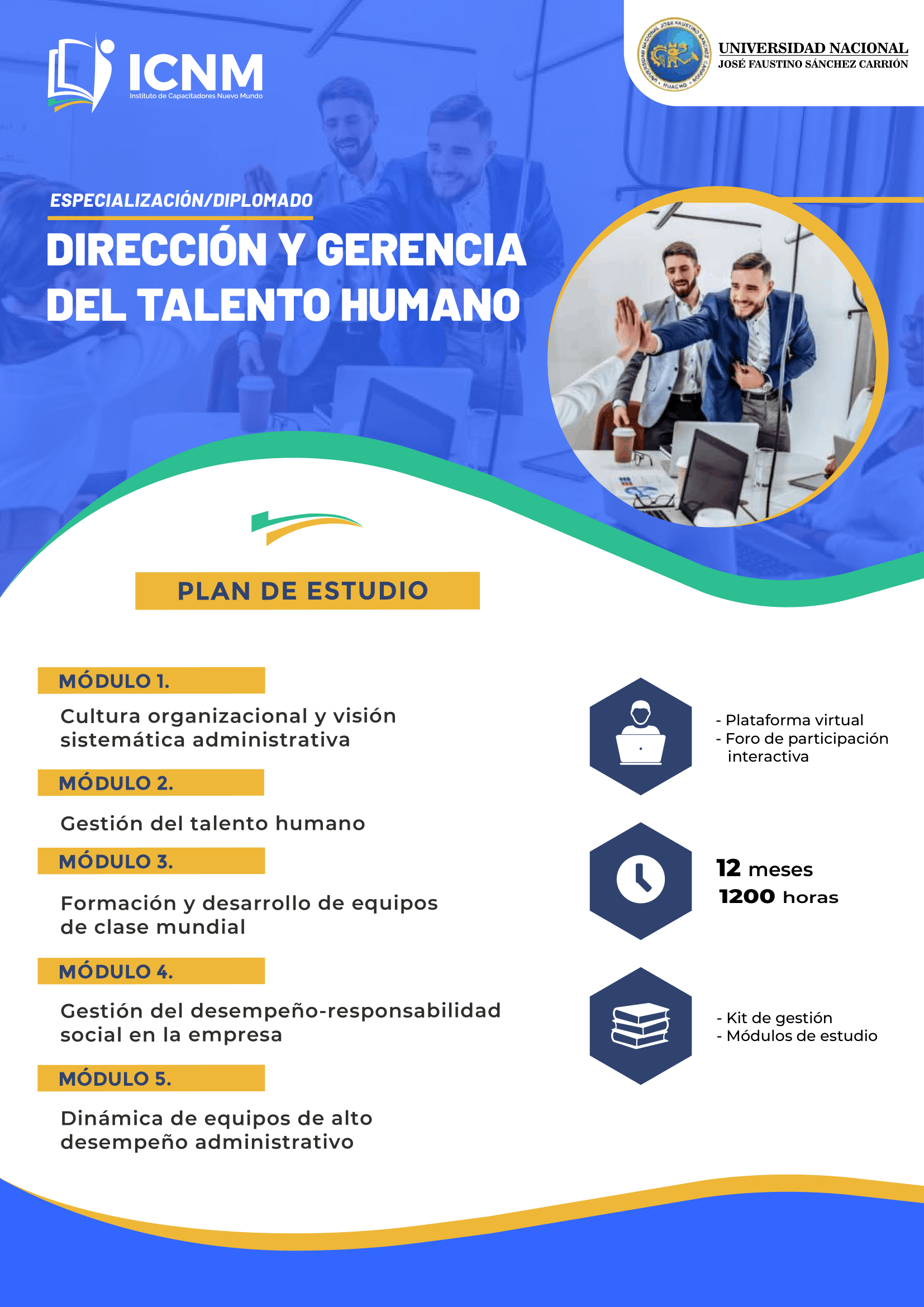 Brochure DIRECCIÓN Y GERENCIA DEL TALENTO HUMANO