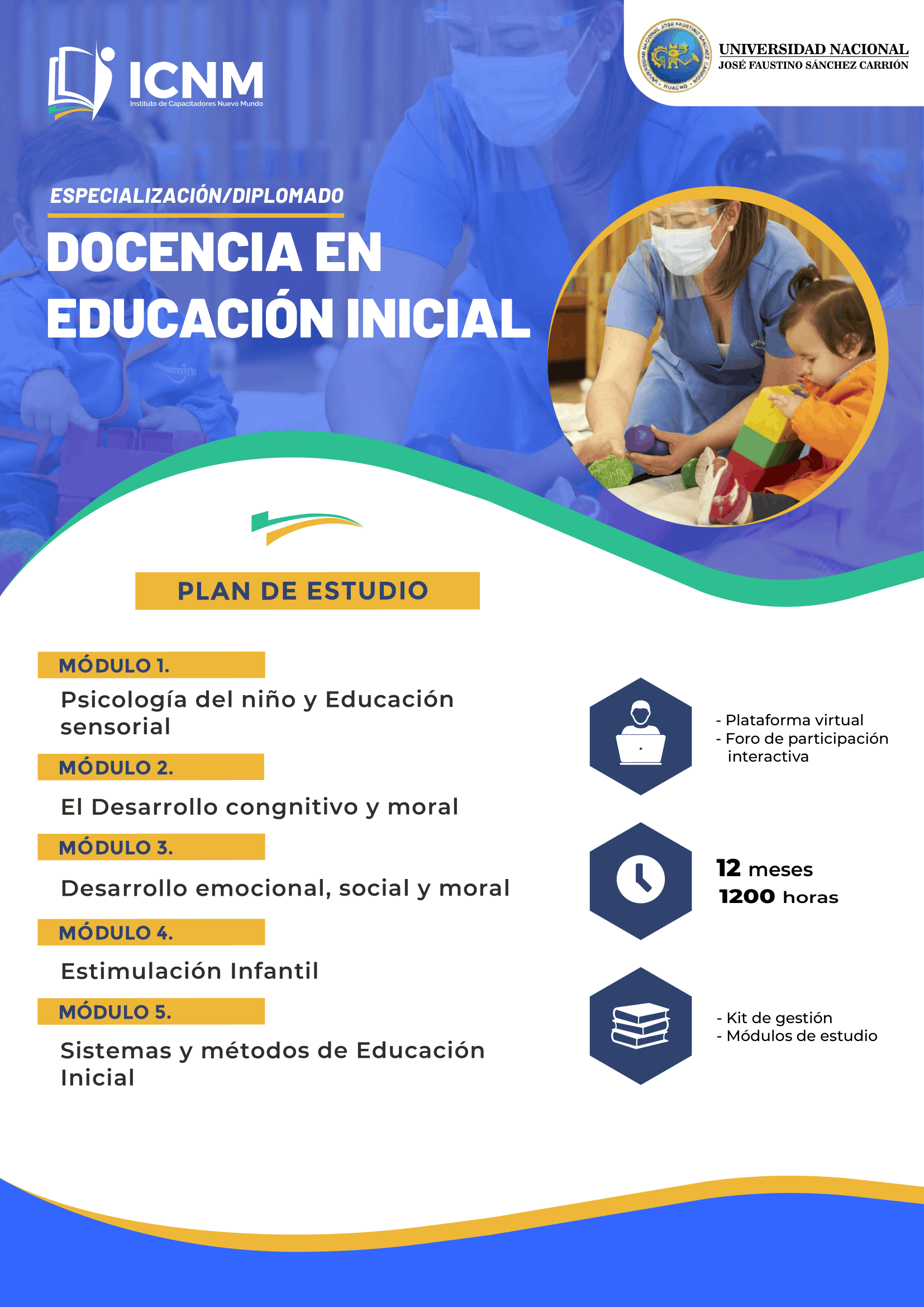 Brochure DOCENCIA EN EDUCACIÓN INICIAL