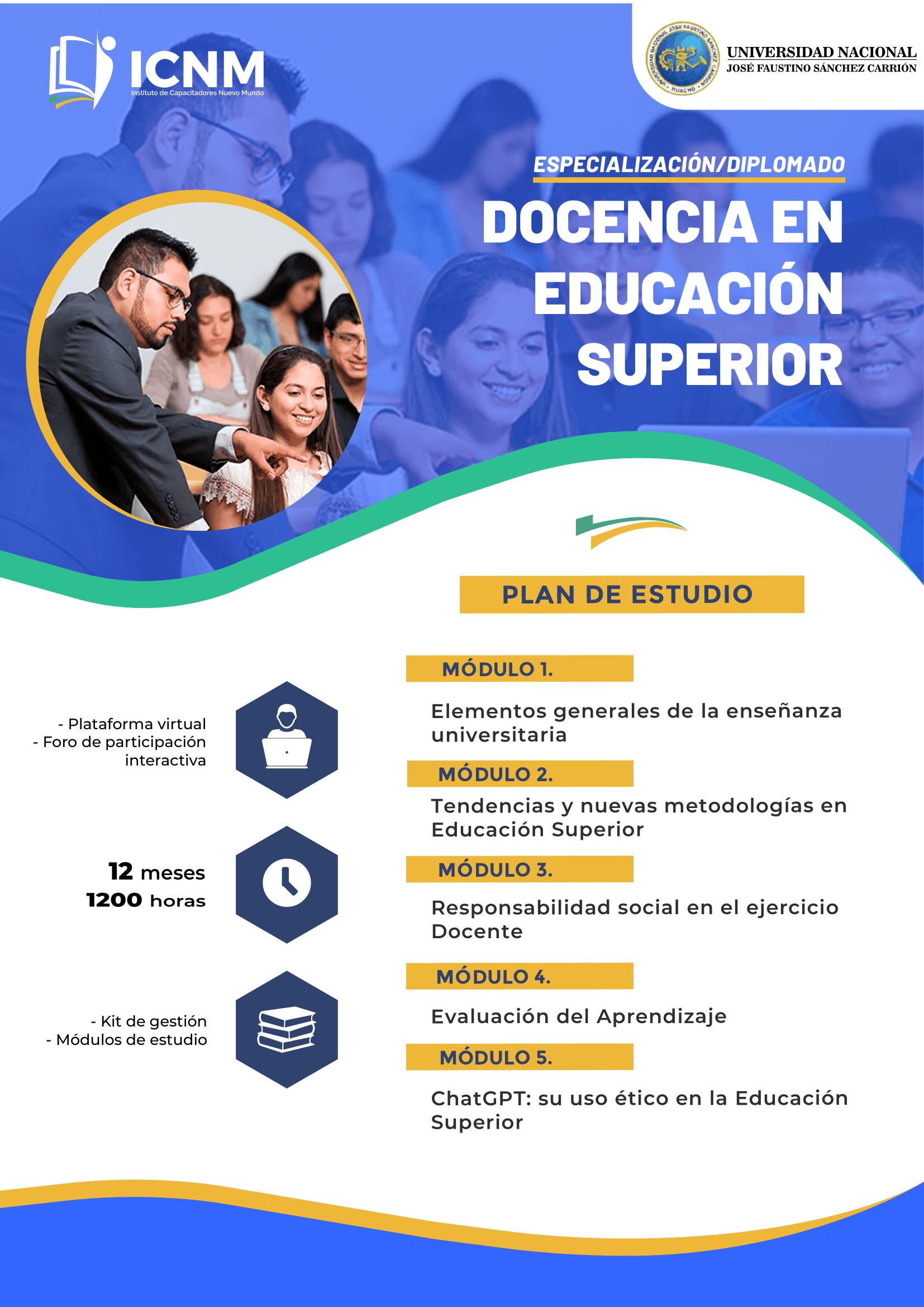 Brochure DOCENCIA EN EDUCACIÓN SUPERIOR