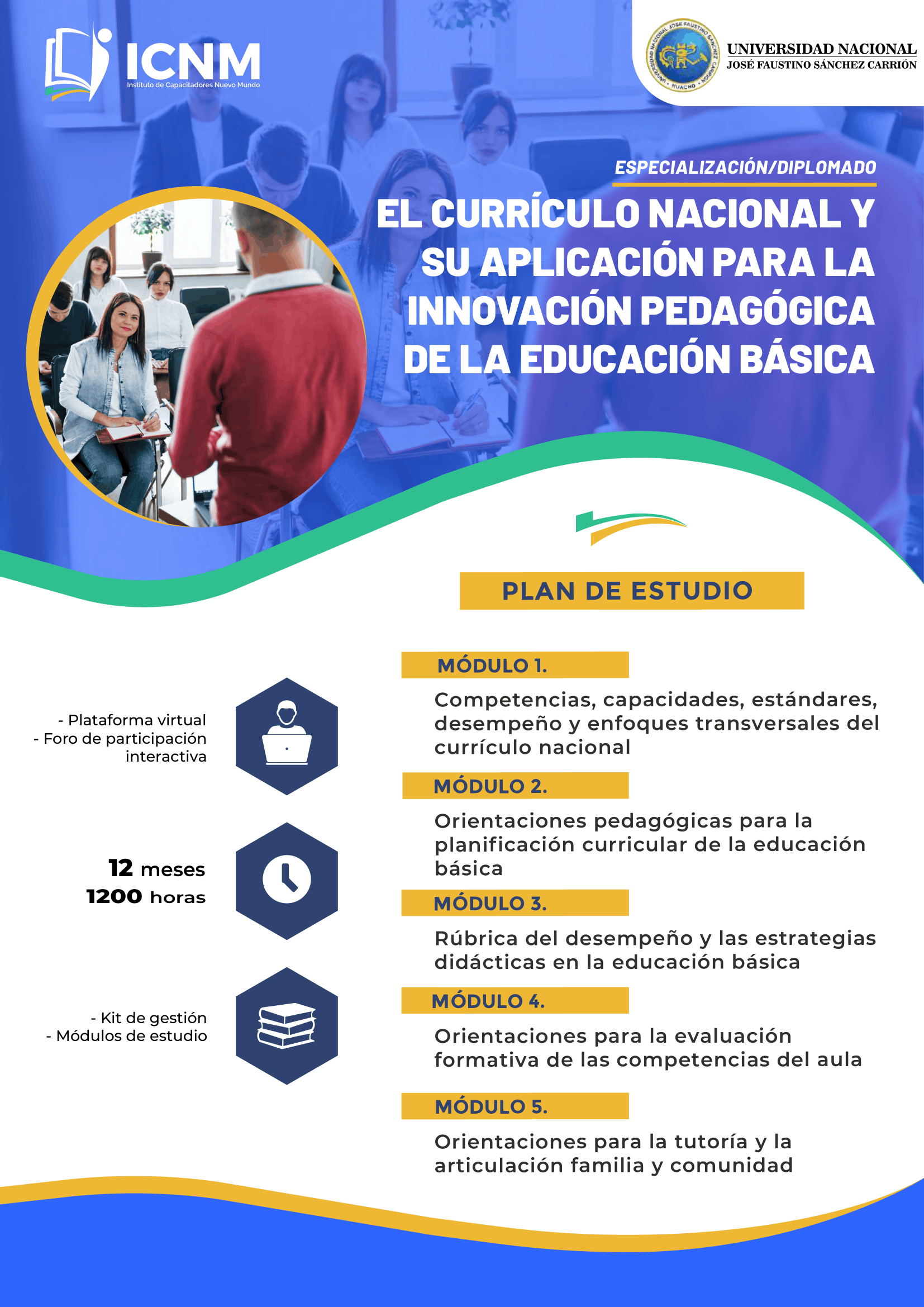 Brochure EL CURRÍCULO NACIONAL Y SU APLICACIÓN PARA LA INNOVACIÓN PEDAGÓGICA DE LA EDUCACIÓN BÁSICA