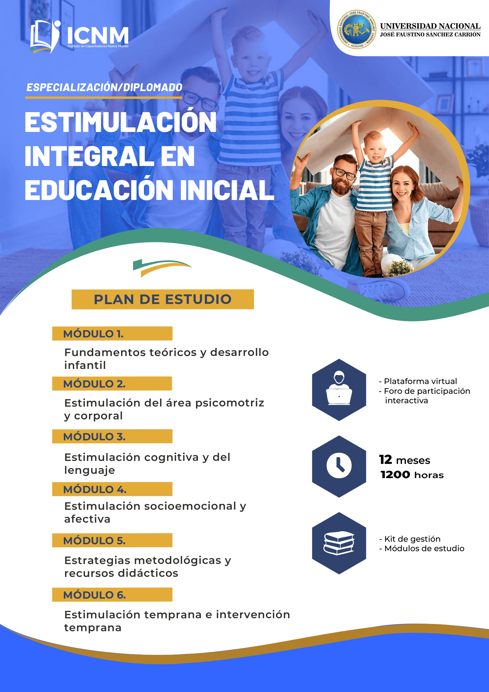 Brochure ESTIMULACIÓN INTEGRAL EN EDUCACIÓN INICIAL