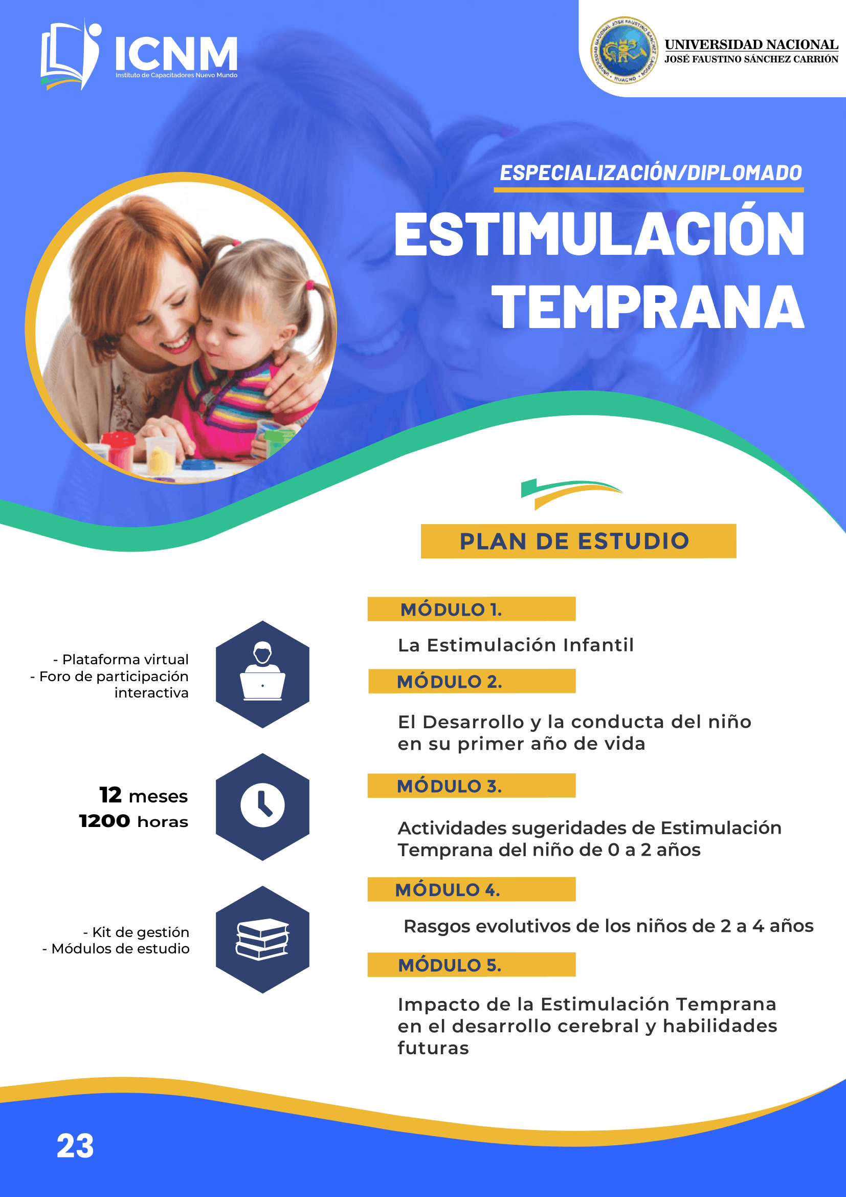 Brochure ESTIMULACIÓN TEMPRANA