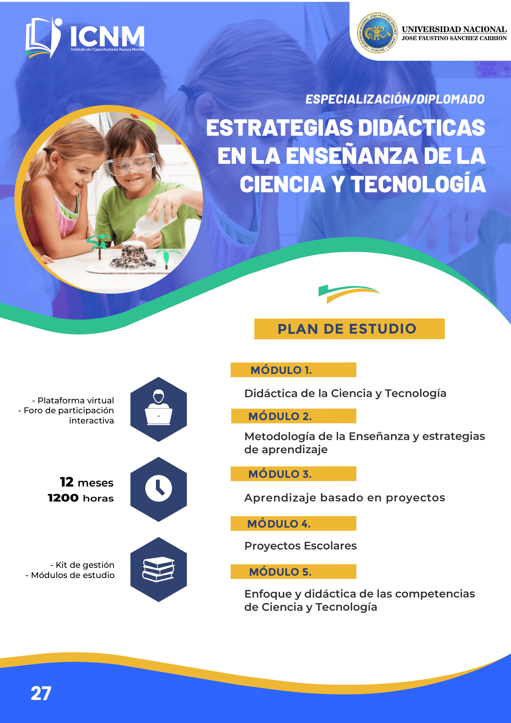 Brochure ESTRATEGIAS DIDÁCTICAS EN LA ENSEÑANZA DE LA CIENCIA Y TECNOLOGÍA