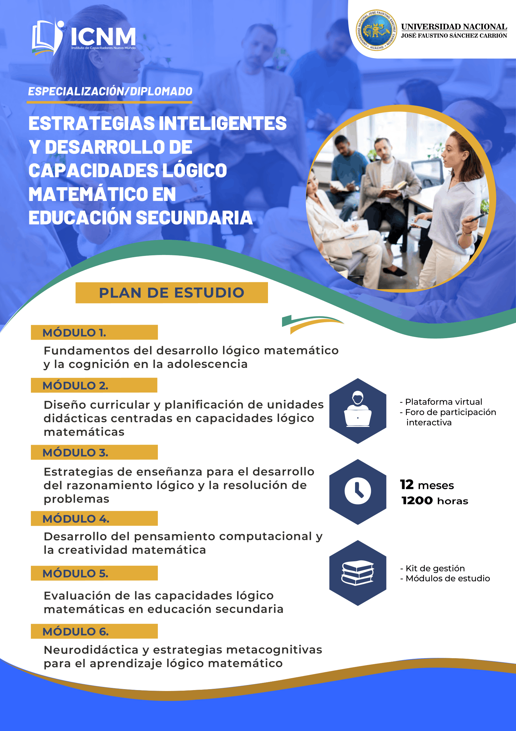 Brochure ESTRATEGIAS INTELIGENTES Y DESARROLLO DE CAPACIDADES LÓGICO MATEMÁTICO EN EDUCACIÓN SECUNDARIA