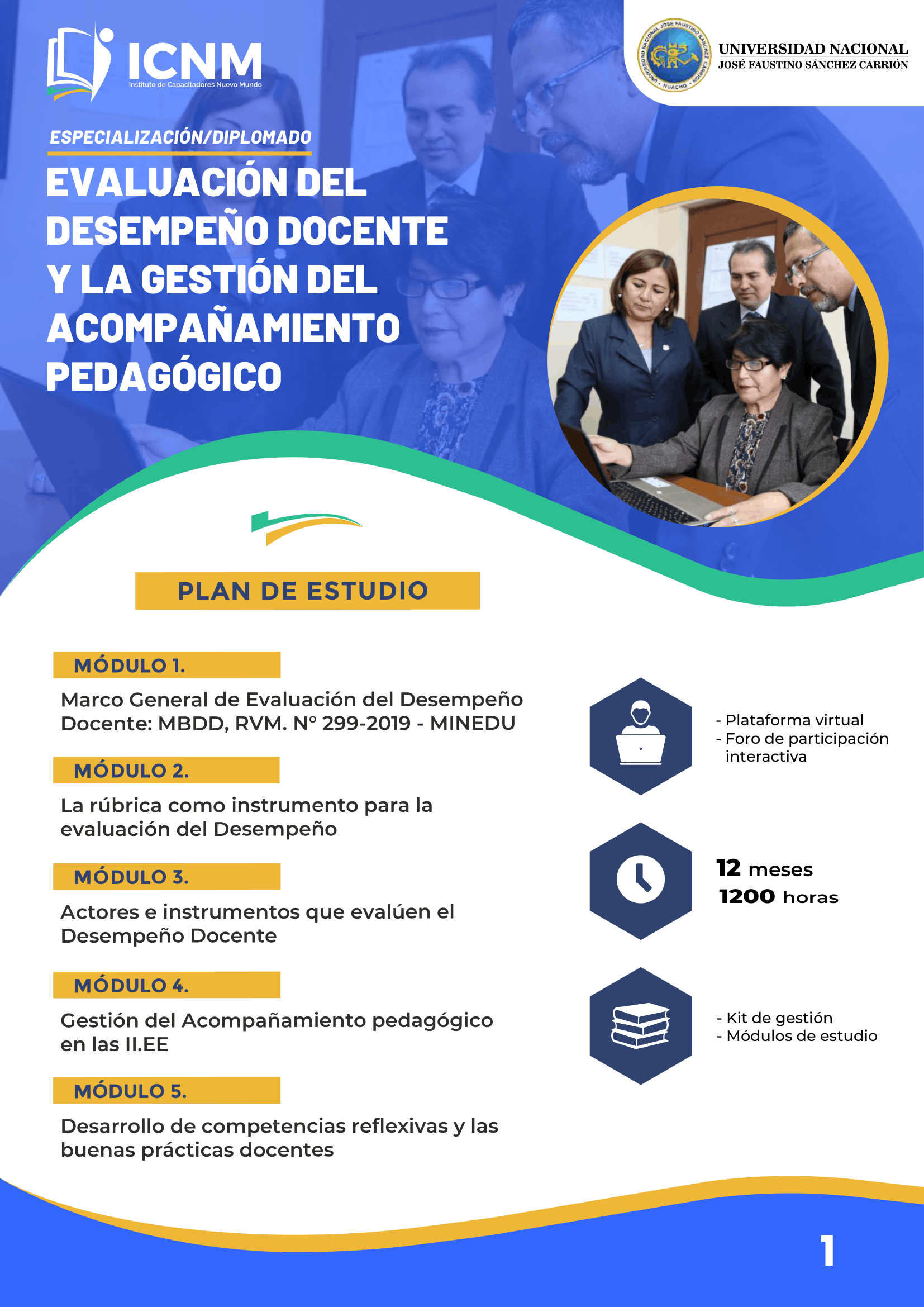 Brochure EVALUACIÓN DEL DESEMPEÑO DOCENTE Y LA GESTIÓN DEL ACOMPAÑAMIENTO PEDAGÓGICO