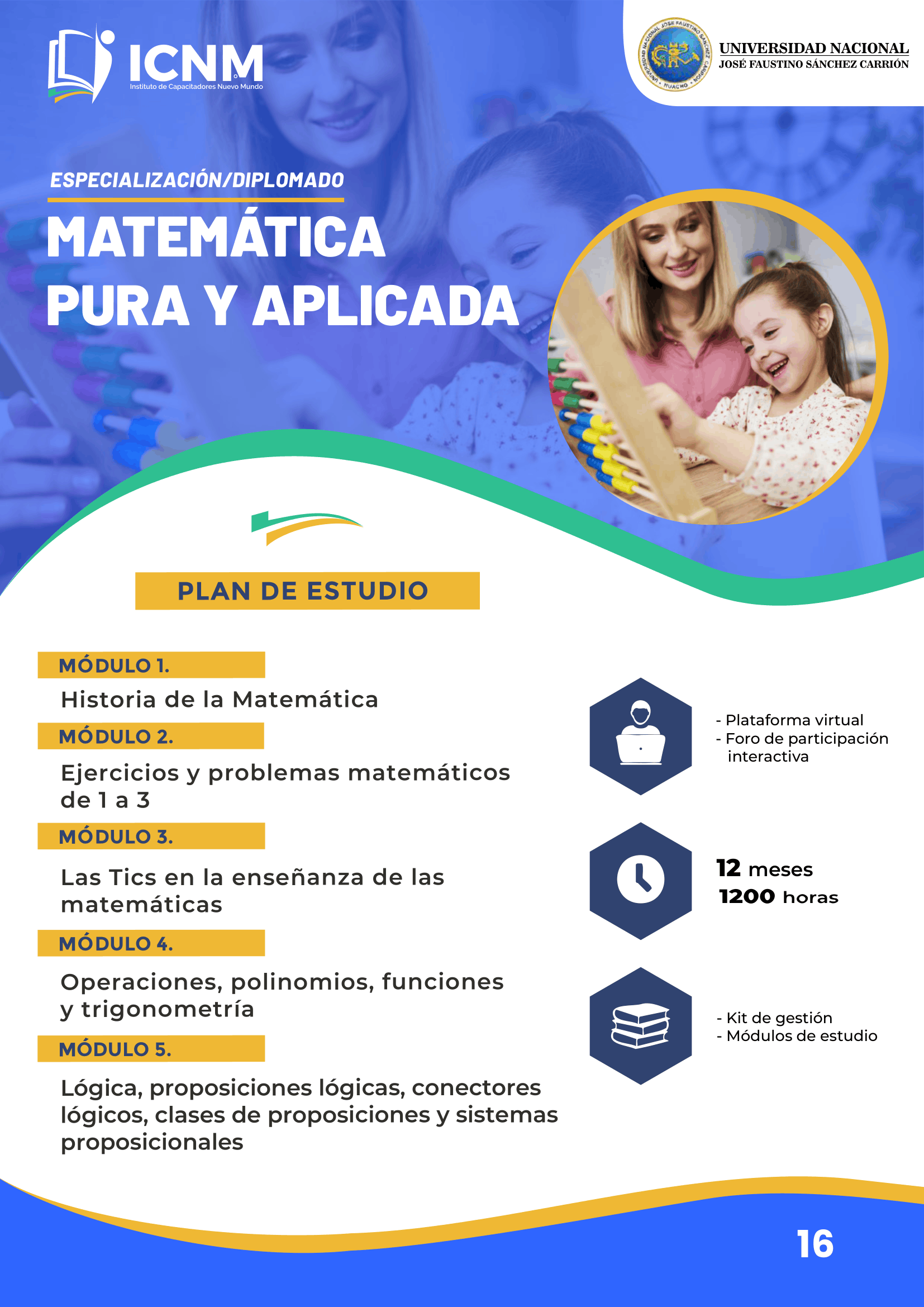 Brochure MATEMÁTICA PURA Y APLICADA