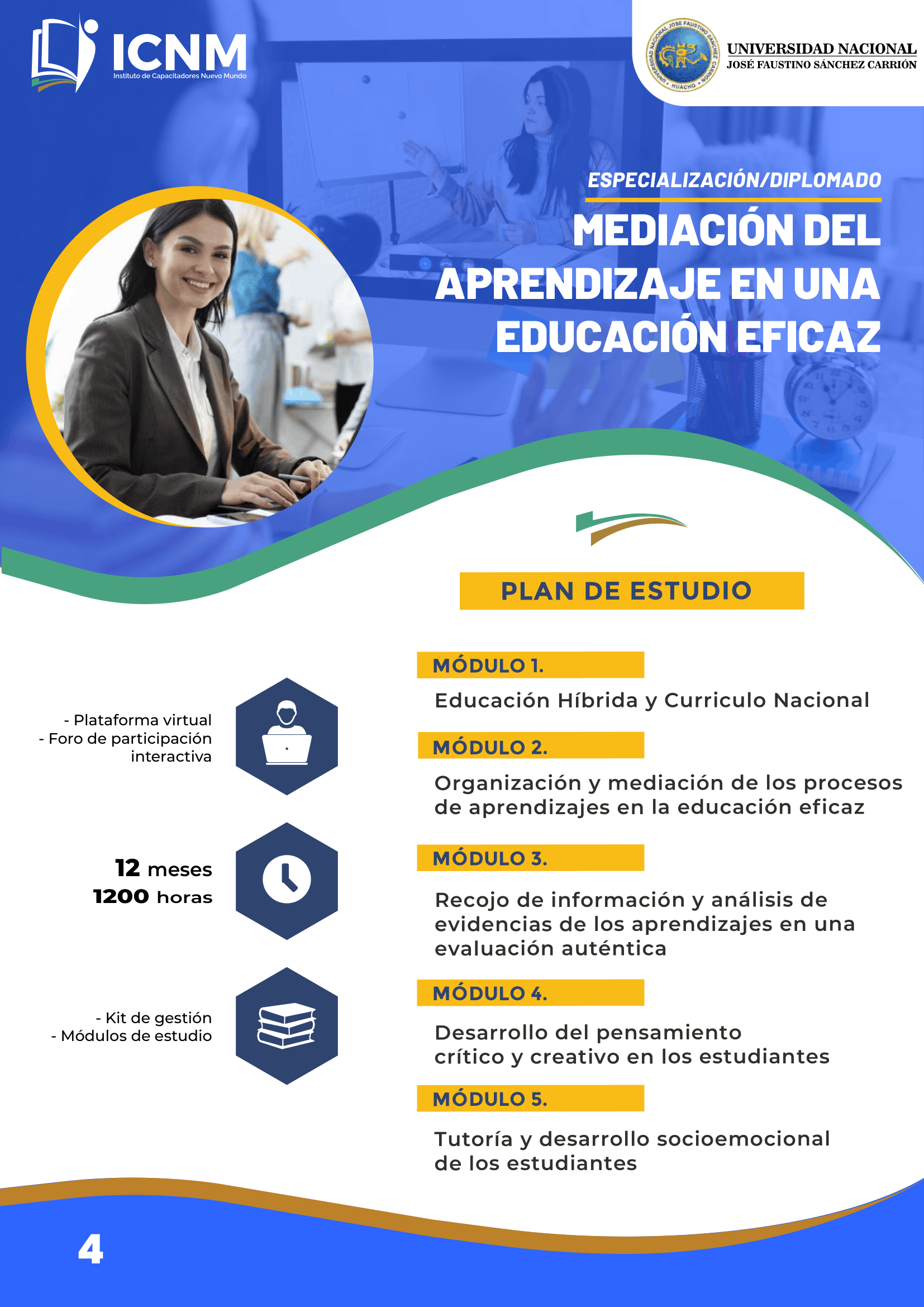 Brochure MEDIACIÓN DEL APRENDIZAJE EN UNA EDUCACIÓN EFICAZ