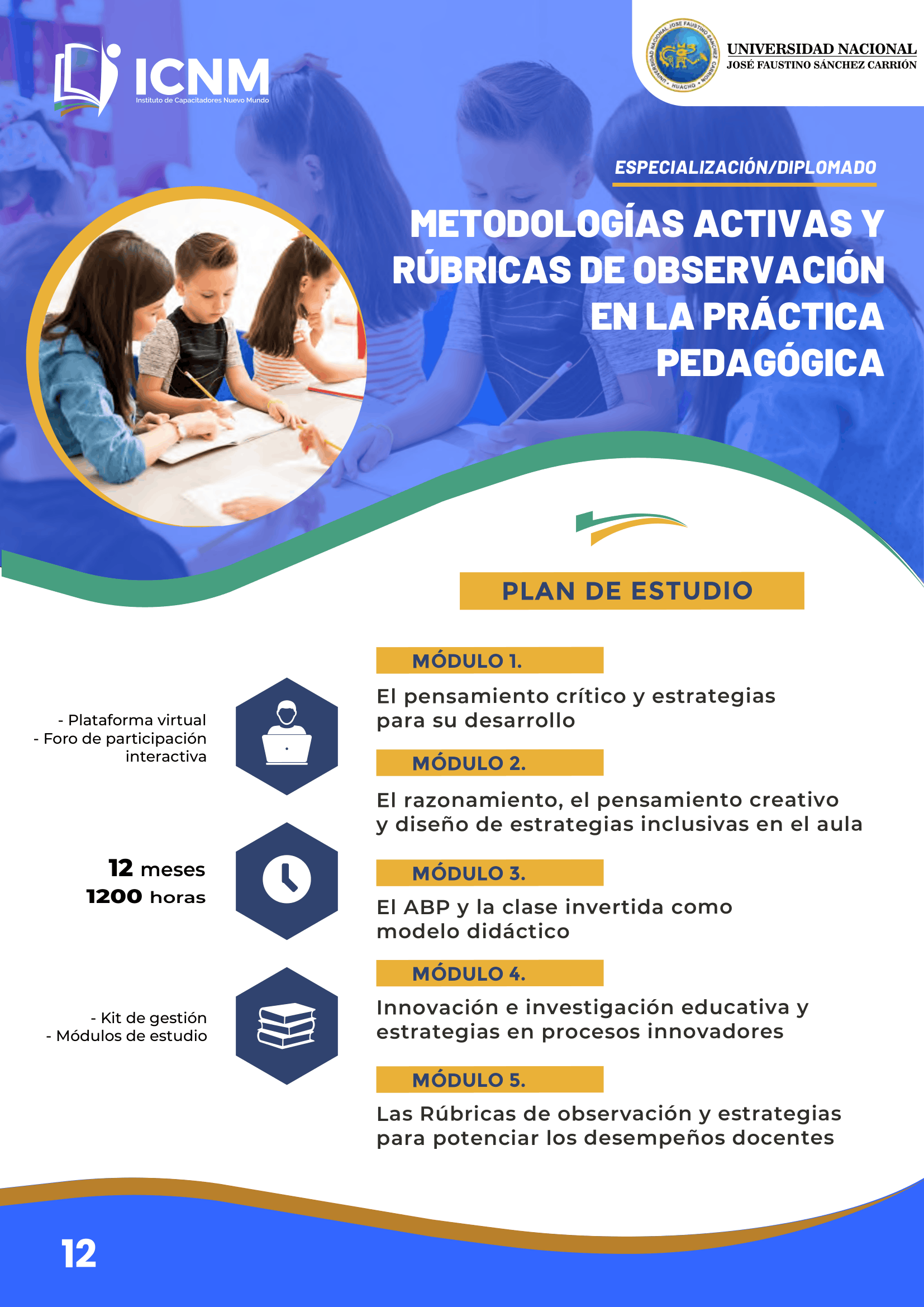 Brochure METODOLOGÍAS ACTIVAS Y RÚBRICAS DE OBSERVACIÓN EN LA PRÁCTICA PEDAGÓGICA